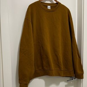 Zara Men's Brown Crewneck Sweater